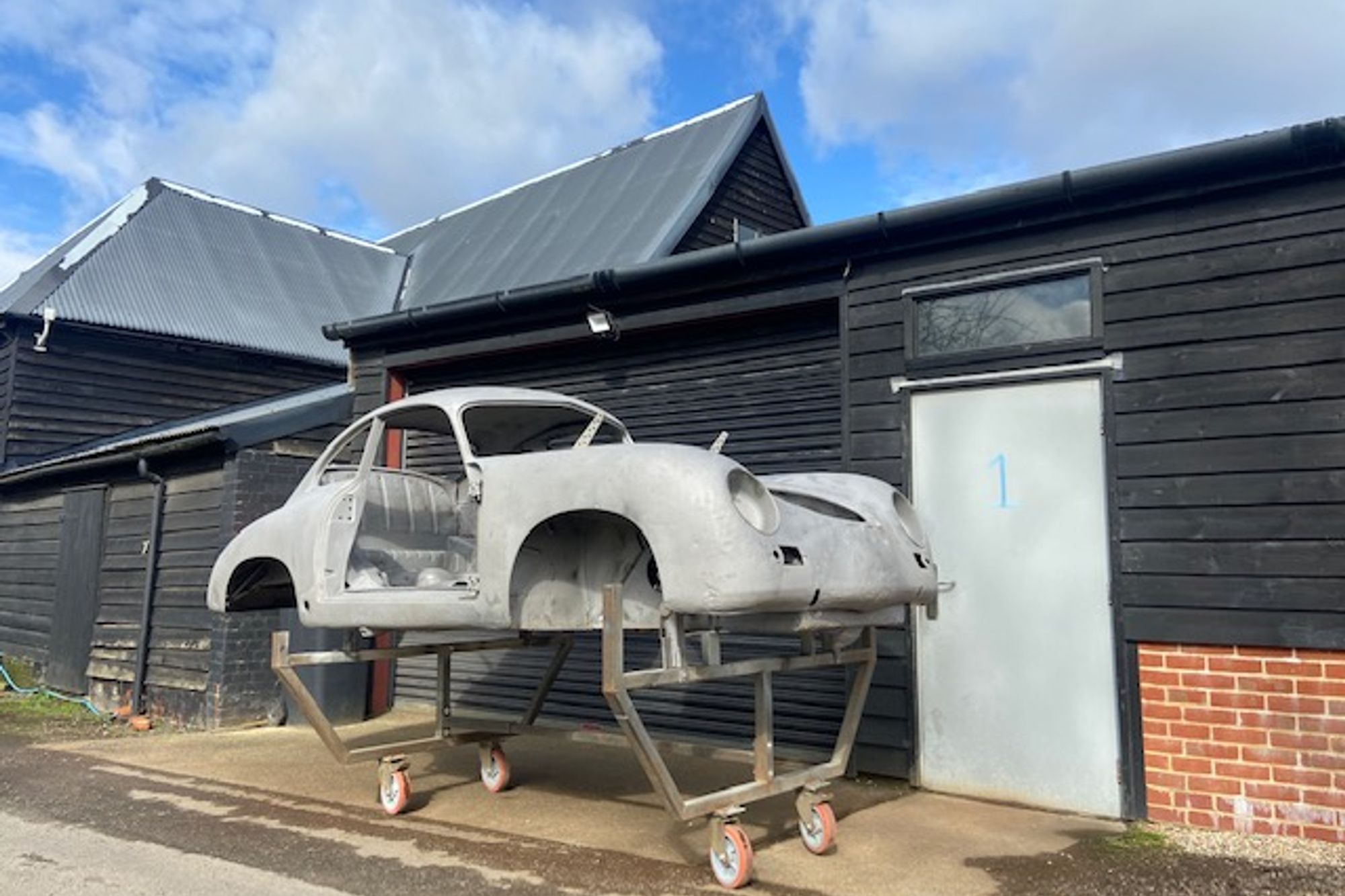 Beginning of 1954 Porsche 356 Pre A restoration